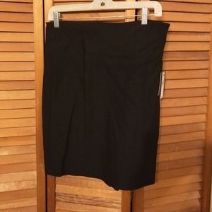 Black pencil skirt.